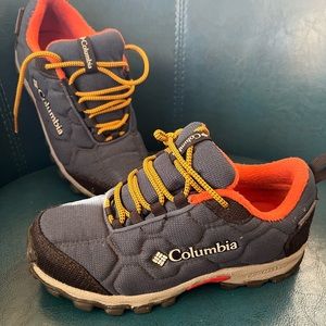 Nice orange and blue Columbia shoes